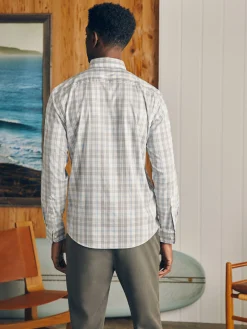 Shirts^Faherty Brand Movement™ Shirt - Grey Cream Plaid