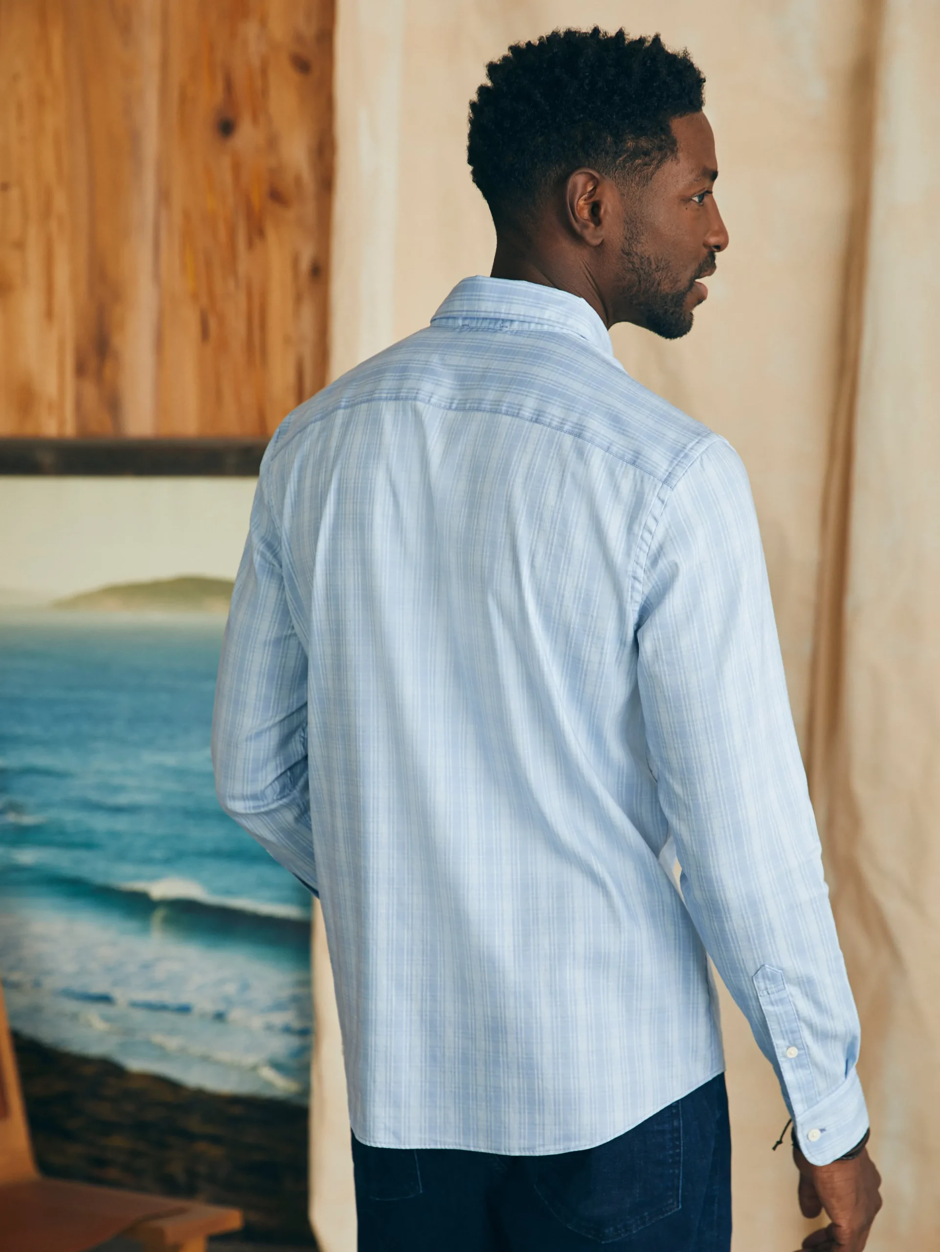 Shirts^Faherty Brand Movement™ Shirt - Ice Falls Plaid