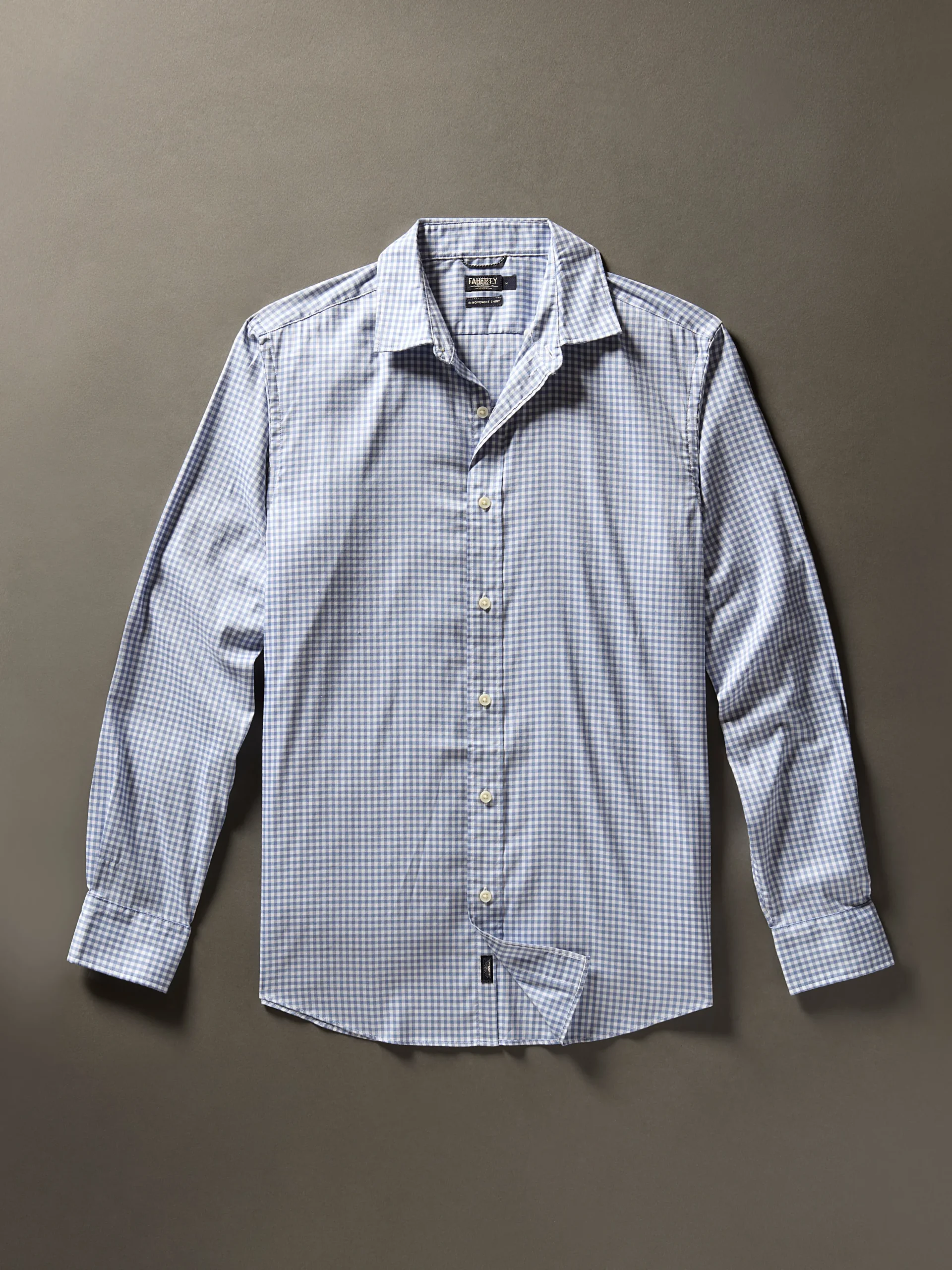 Shirts^Faherty Brand Movement™ Shirt - Light Blue Gingham