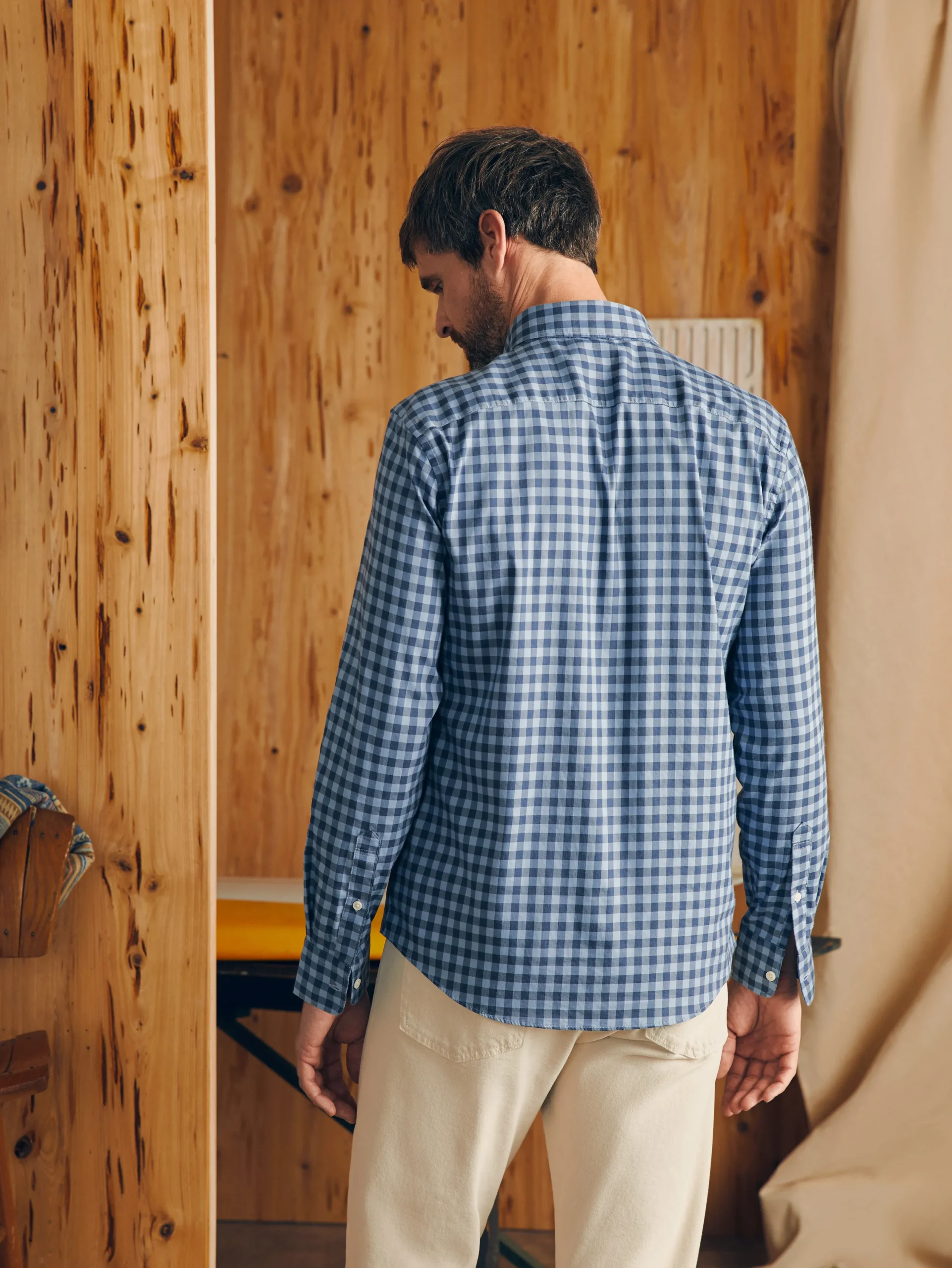 Shirts^Faherty Brand Movement™ Shirt - Navy Skies Check