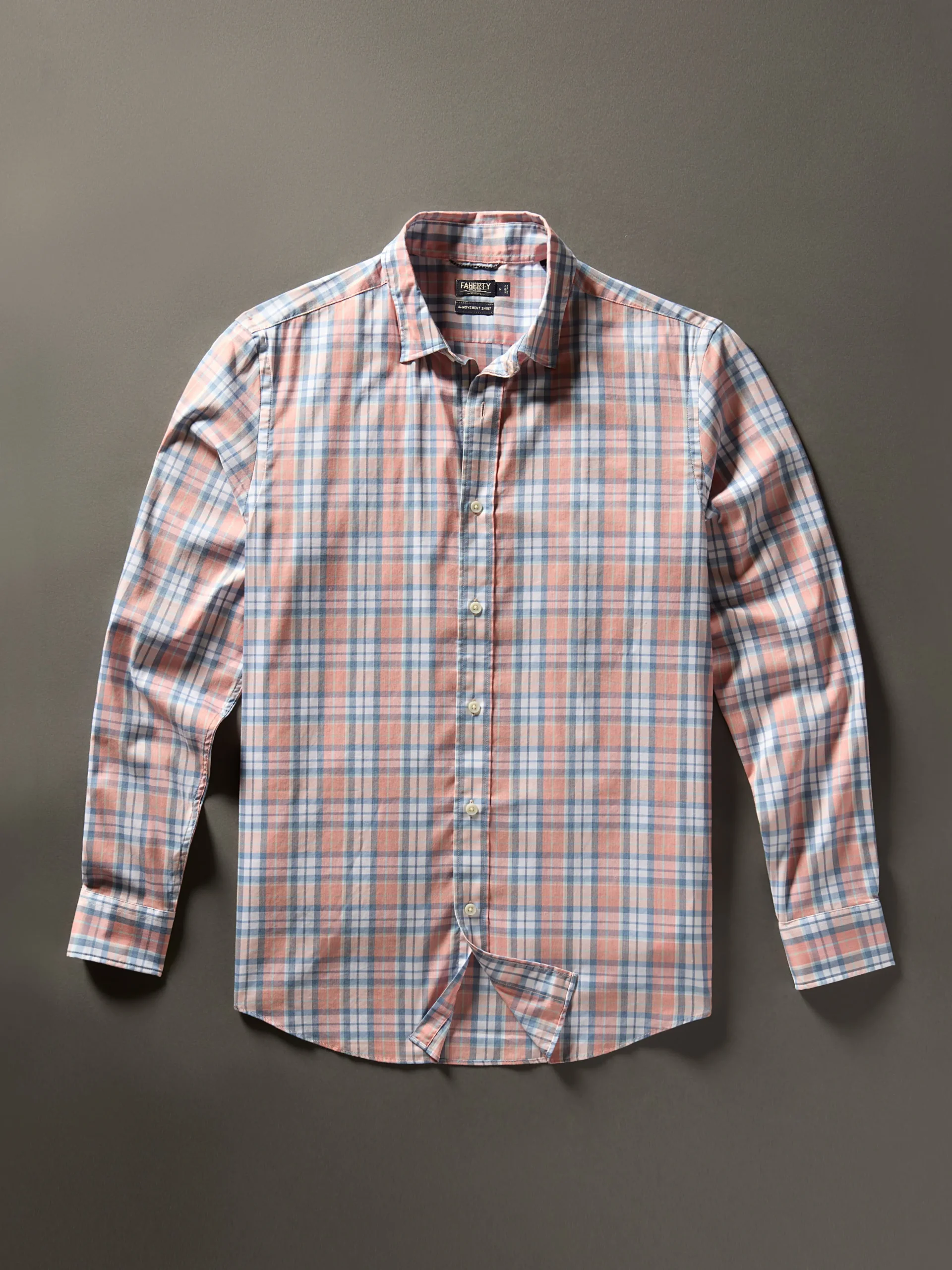 Shirts^Faherty Brand Movement™ Shirt - Ocean Coral Plaid