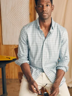 Shirts^Faherty Brand Movement™ Shirt - Teal Coast Gingham