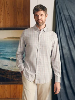 Shirts^Faherty Brand Movement™ Shirt Classic Fit - Blue Coral Plaid