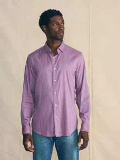 Shirts^Faherty Brand Movement™ Shirt Classic Fit - Blue Rose Gingham