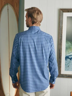 Shirts^Faherty Brand Movement™ Shirt Classic Fit - Navy Skies Check