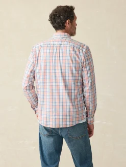 Shirts^Faherty Brand Movement™ Shirt Classic Fit - Ocean Coral Plaid