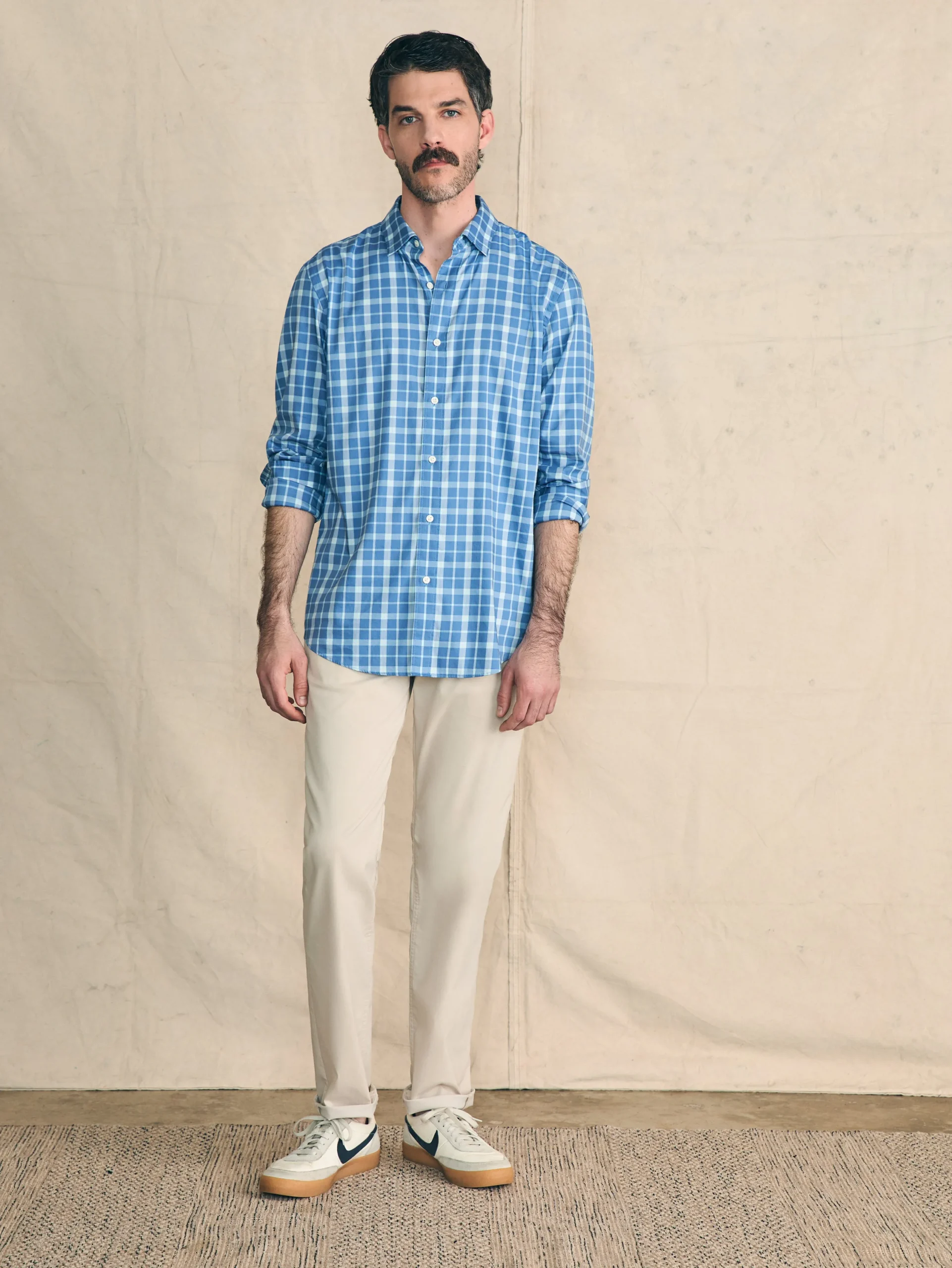 Shirts^Faherty Brand Movement™ Shirt Classic Fit - York Harbour Plaid