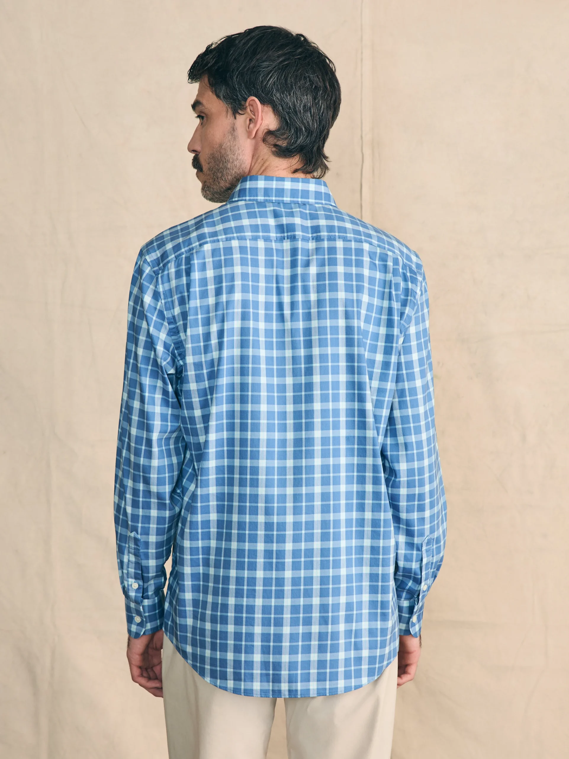 Shirts^Faherty Brand Movement™ Shirt Classic Fit - York Harbour Plaid