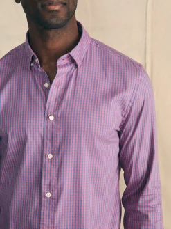 Shirts^Faherty Brand Movement™ Shirt (Tall) - Blue Rose Gingham