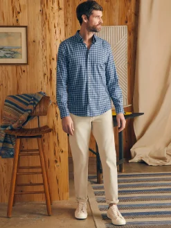 Shirts^Faherty Brand Movement™ Shirt (Tall) - Navy Skies Check