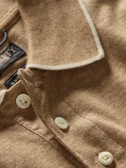 Polo Shirts|T-Shirts & Henleys^Faherty Brand Movement™ Short-Sleeve Pique Polo Shirt - Driftwood Island Heather