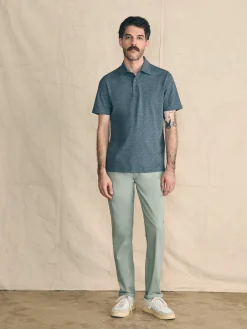 Polo Shirts^Faherty Brand Movement™ Short-Sleeve Pique Polo Shirt - Dusty Iron Heather