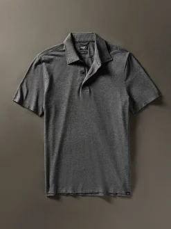 Polo Shirts^Faherty Brand Movement™ Short-Sleeve Pique Polo Shirt - Dusty Iron Heather