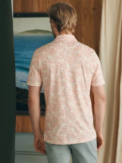 Polo Shirts^Faherty Brand Movement™ Short-Sleeve Pique Polo Shirt - Hilo Rose Floral Print