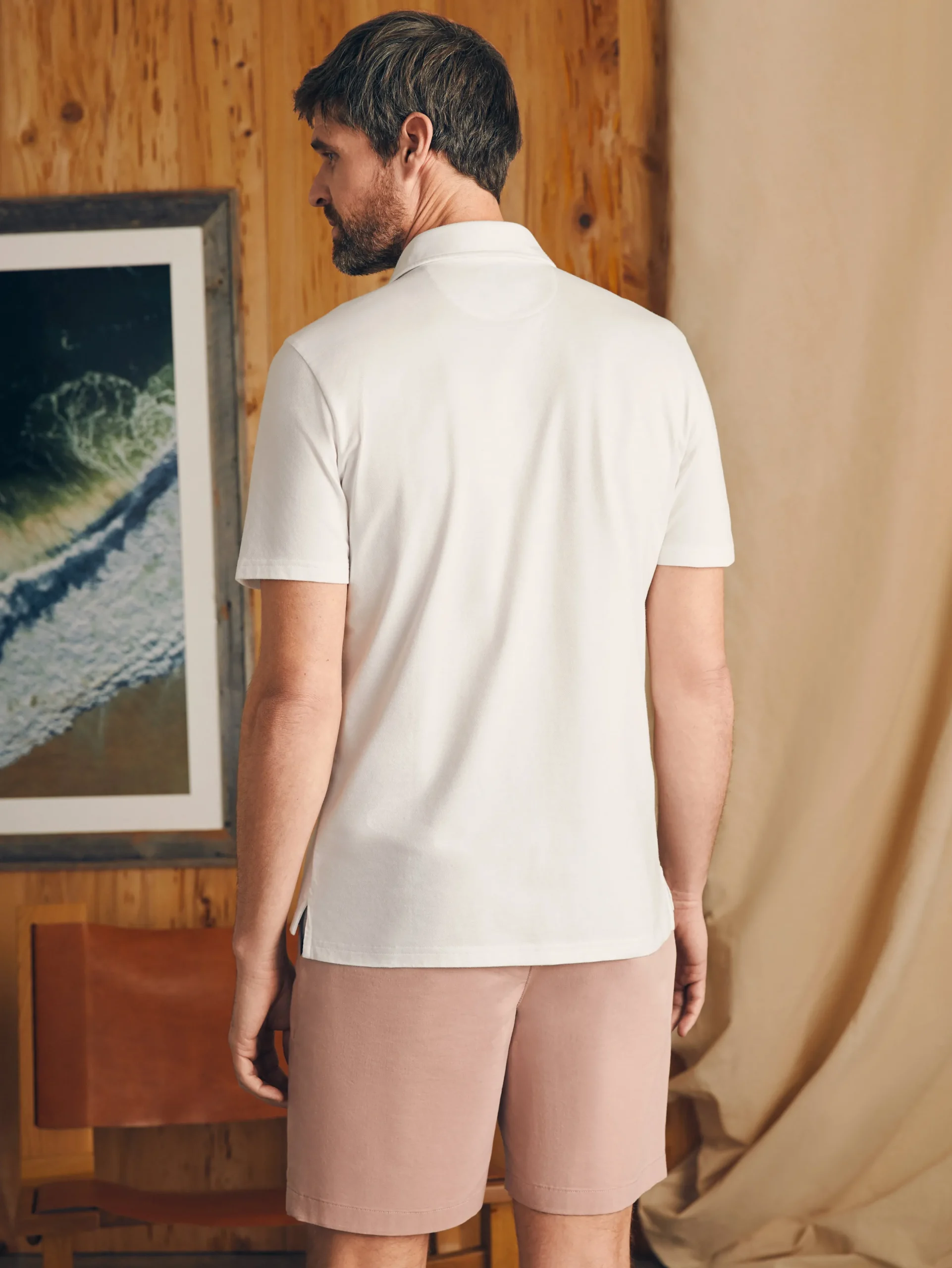 Polo Shirts^Faherty Brand Movement™ Short-Sleeve Pique Polo Shirt (Tall) - Pure White