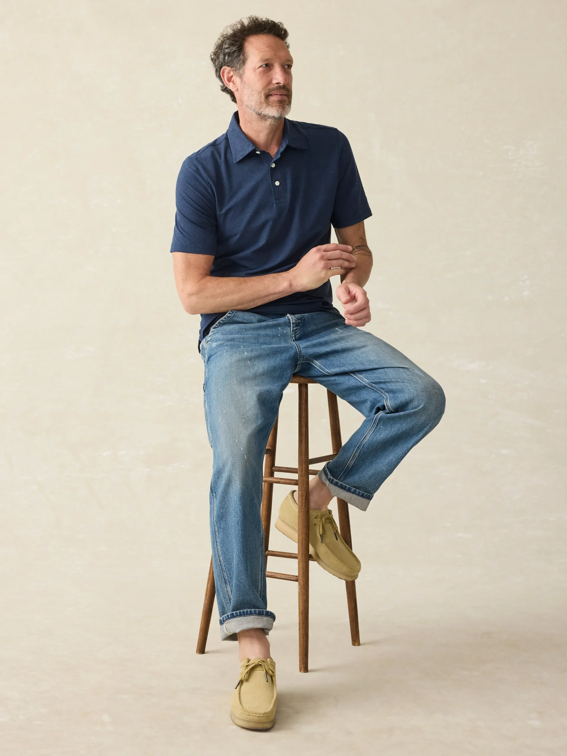 Polo Shirts^Faherty Brand Movement™ Short-Sleeve Polo Shirt - Great Falls Heather