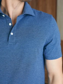 Polo Shirts^Faherty Brand Movement™ Short-Sleeve Polo Shirt - Sea Navy Heather