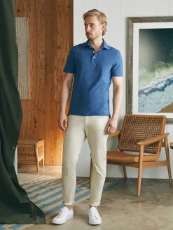 Polo Shirts^Faherty Brand Movement™ Short-Sleeve Polo Shirt - Sea Navy Heather