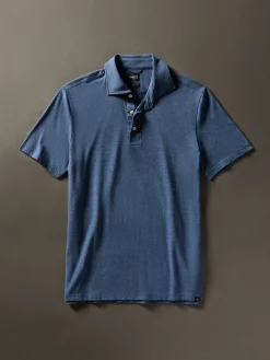 Polo Shirts^Faherty Brand Movement™ Short-Sleeve Polo Shirt - Sea Navy Heather