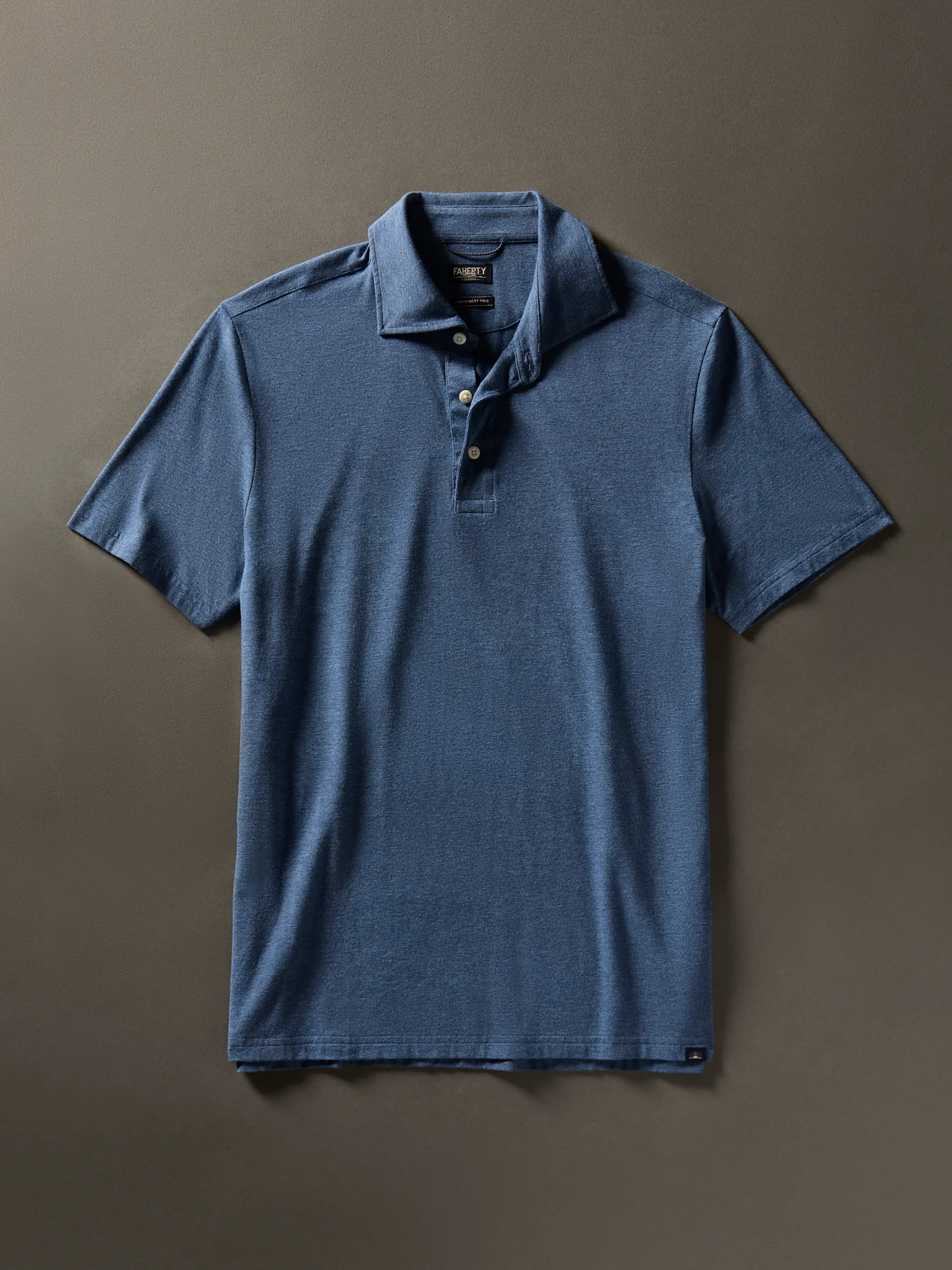 Polo Shirts^Faherty Brand Movement™ Short-Sleeve Polo Shirt - Sea Navy Heather