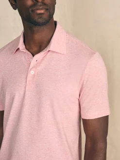Polo Shirts^Faherty Brand Movement™ Short-Sleeve Polo Shirt - Sunbeam Heather