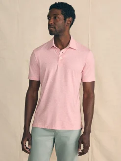 Polo Shirts^Faherty Brand Movement™ Short-Sleeve Polo Shirt - Sunbeam Heather