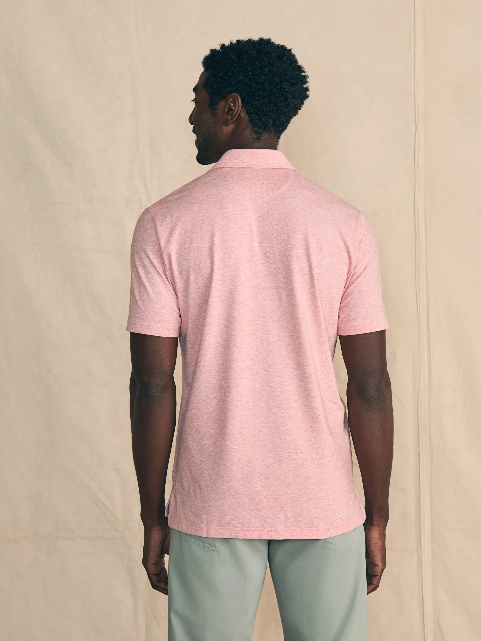 Polo Shirts^Faherty Brand Movement™ Short-Sleeve Polo Shirt - Sunbeam Heather