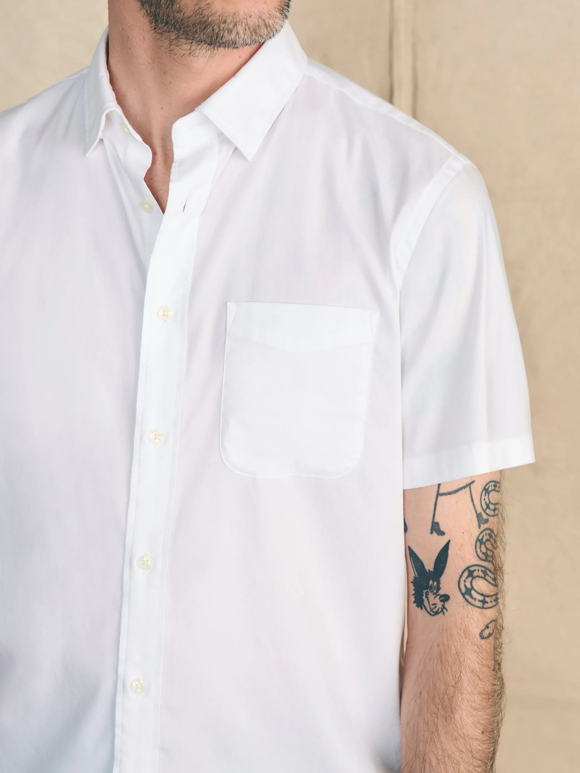 Shirts^Faherty Brand Movement™ Short-Sleeve Shirt - Cloud White