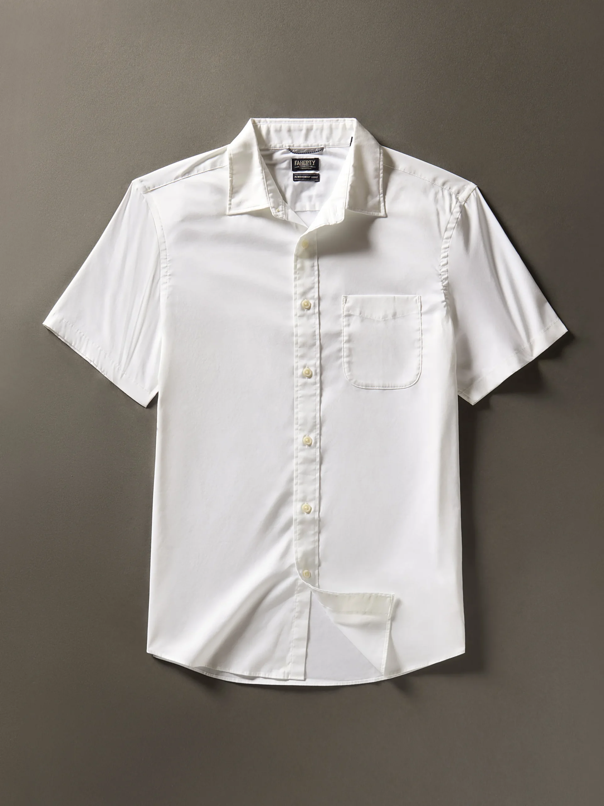 Shirts^Faherty Brand Movement™ Short-Sleeve Shirt - Cloud White