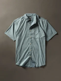 Shirts^Faherty Brand Movement™ Short-Sleeve Shirt - Sea Storm Ditsy