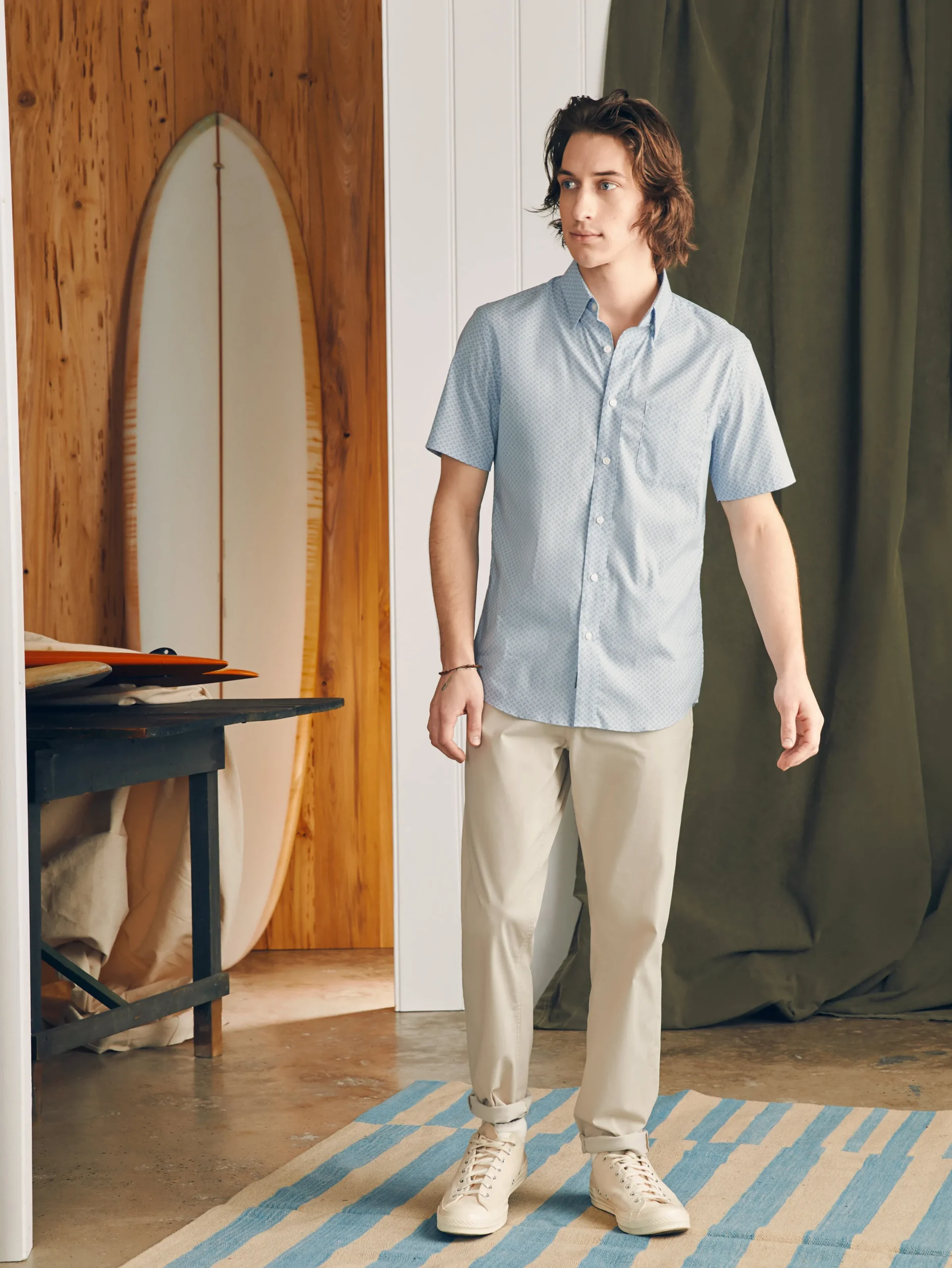 Shirts^Faherty Brand Movement™ Short-Sleeve Shirt - High Tide Geo