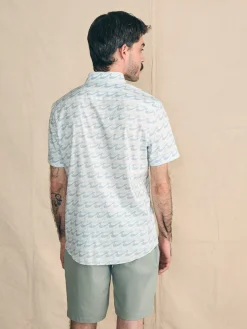 Shirts^Faherty Brand Movement™ Short-Sleeve Shirt - Ivory Endless Peaks