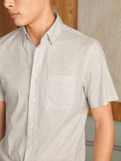 Shirts^Faherty Brand Movement™ Short-Sleeve Shirt - Ivory Cliff Floral