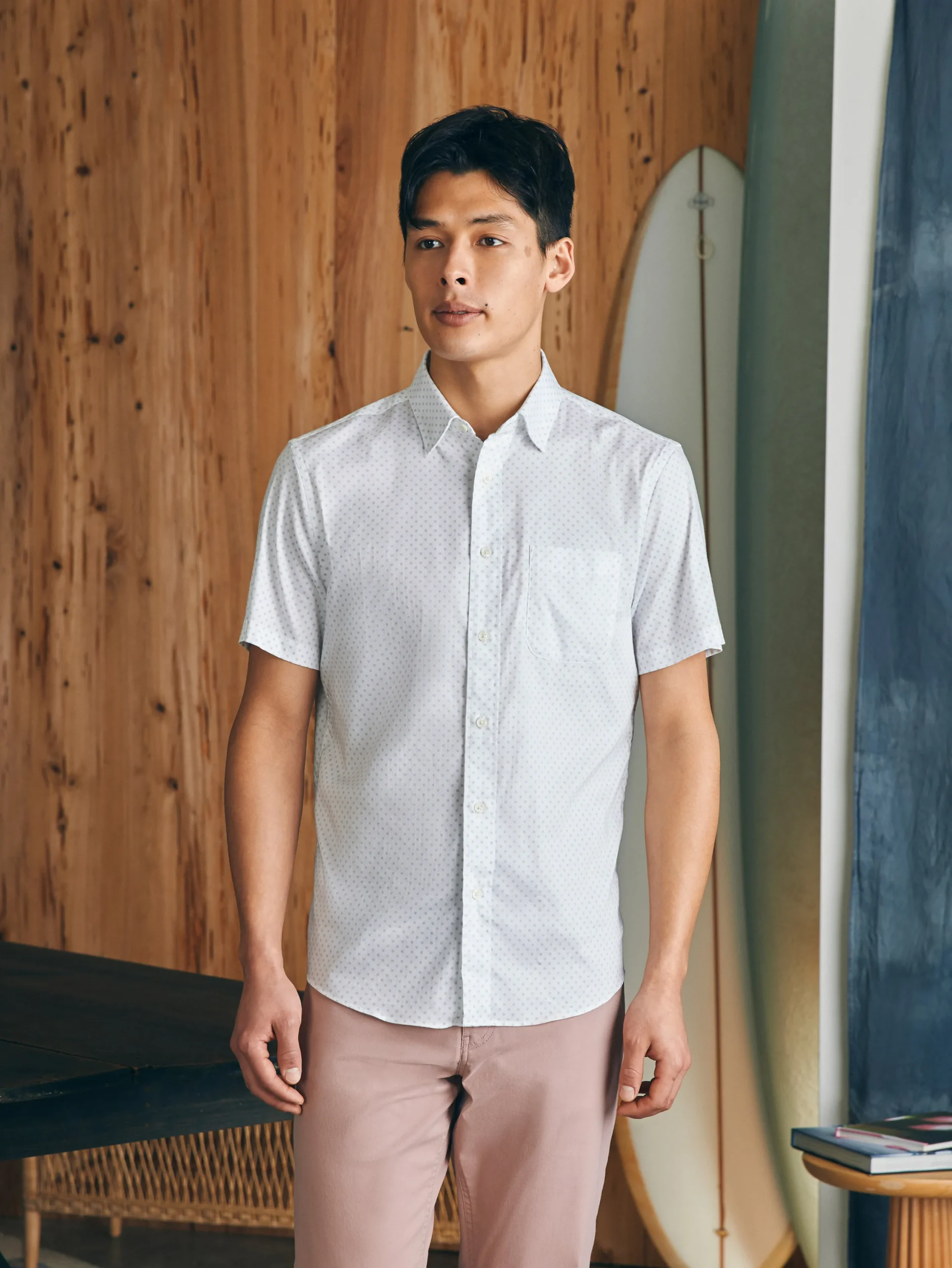 Shirts^Faherty Brand Movement™ Short-Sleeve Shirt - Mist Sunburst