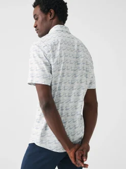 Shirts^Faherty Brand Movement™ Short-Sleeve Shirt - Ivory Endless Peaks