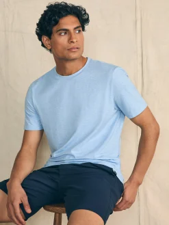 T-Shirts & Henleys^Faherty Brand Movement™ Short-Sleeve T-Shirt - Cardiff Blue Heather