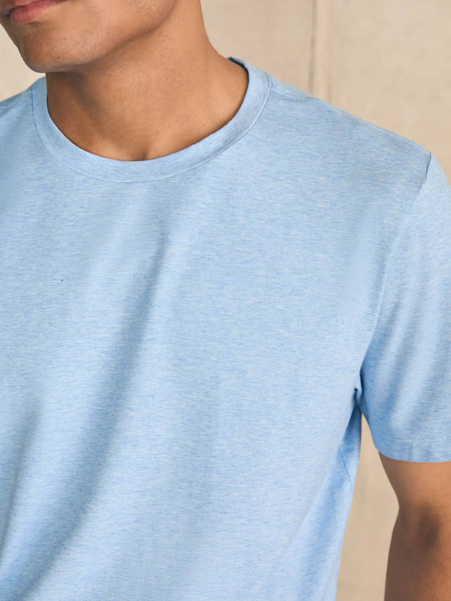 T-Shirts & Henleys^Faherty Brand Movement™ Short-Sleeve T-Shirt - Cardiff Blue Heather