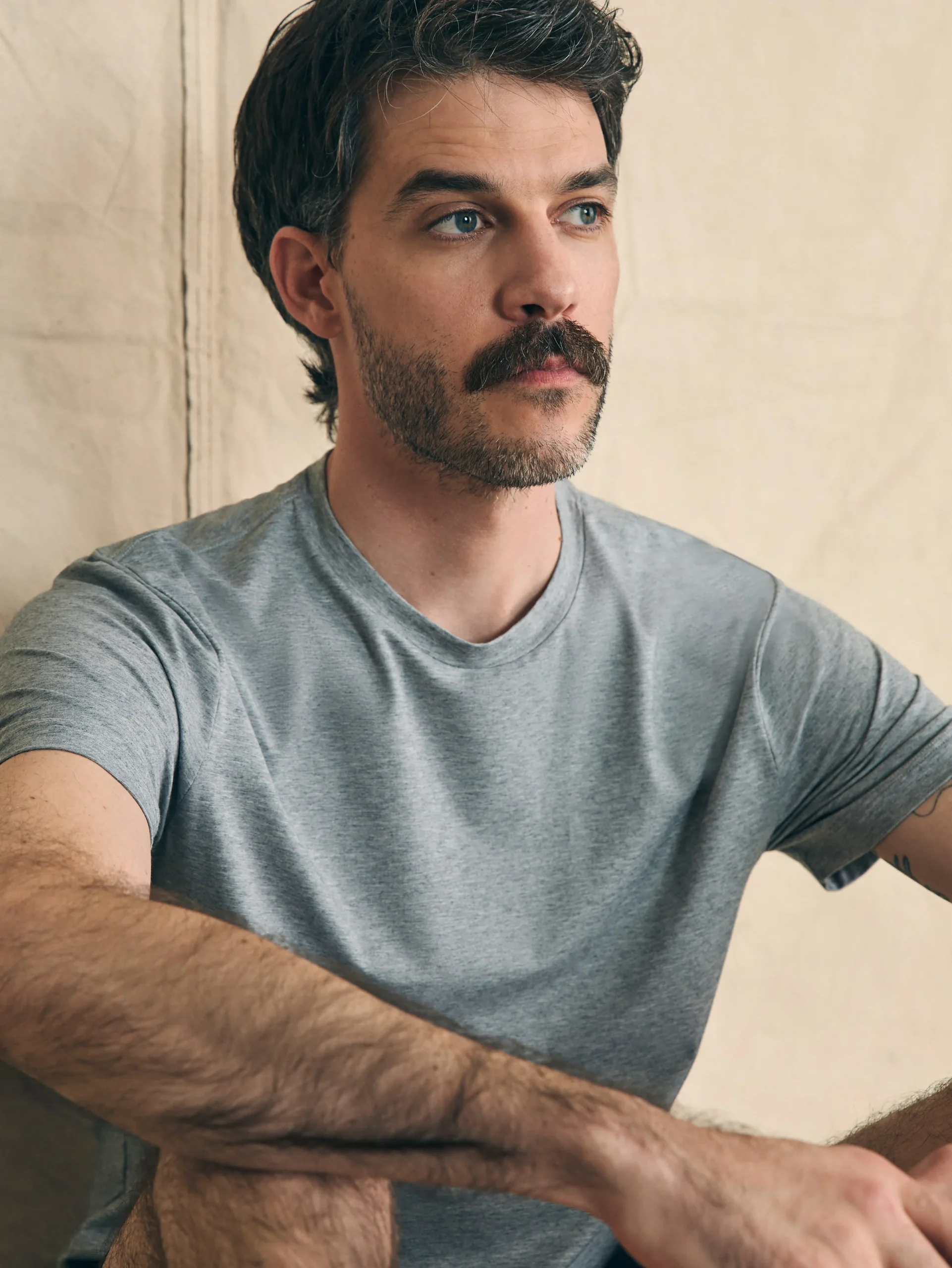 T-Shirts & Henleys^Faherty Brand Movement™ Short-Sleeve T-Shirt - Rainier Grey Heather
