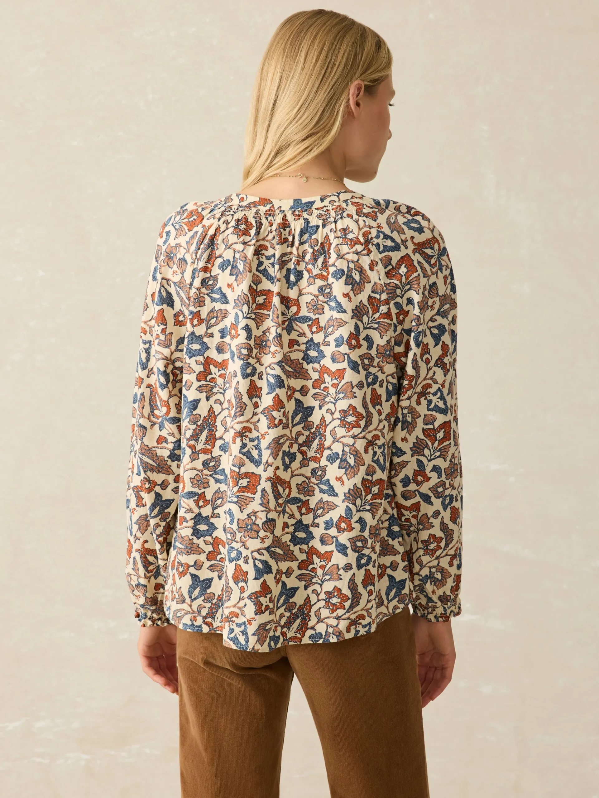 Shirts & Tops^Faherty Brand Odette Top - Ginger Maplewood Floral