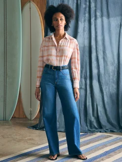 Shirts & Tops^Faherty Brand Olli Top - Aroma Plaid