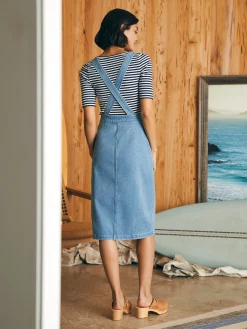 Dresses^Faherty Brand Organic Cotton Denim Remi Dress - Hanalei Wash