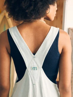 Dresses|Overalls & Jumpsuits^Faherty Brand Organic Cotton Denim Riveter Overalls - Ocean Mist Wash