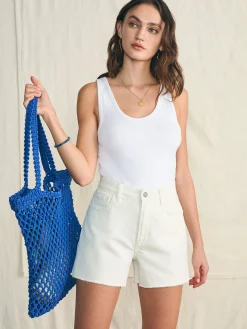 Shorts & Skirts^Faherty Brand Organic Cotton Denim Short - White Sand Wash