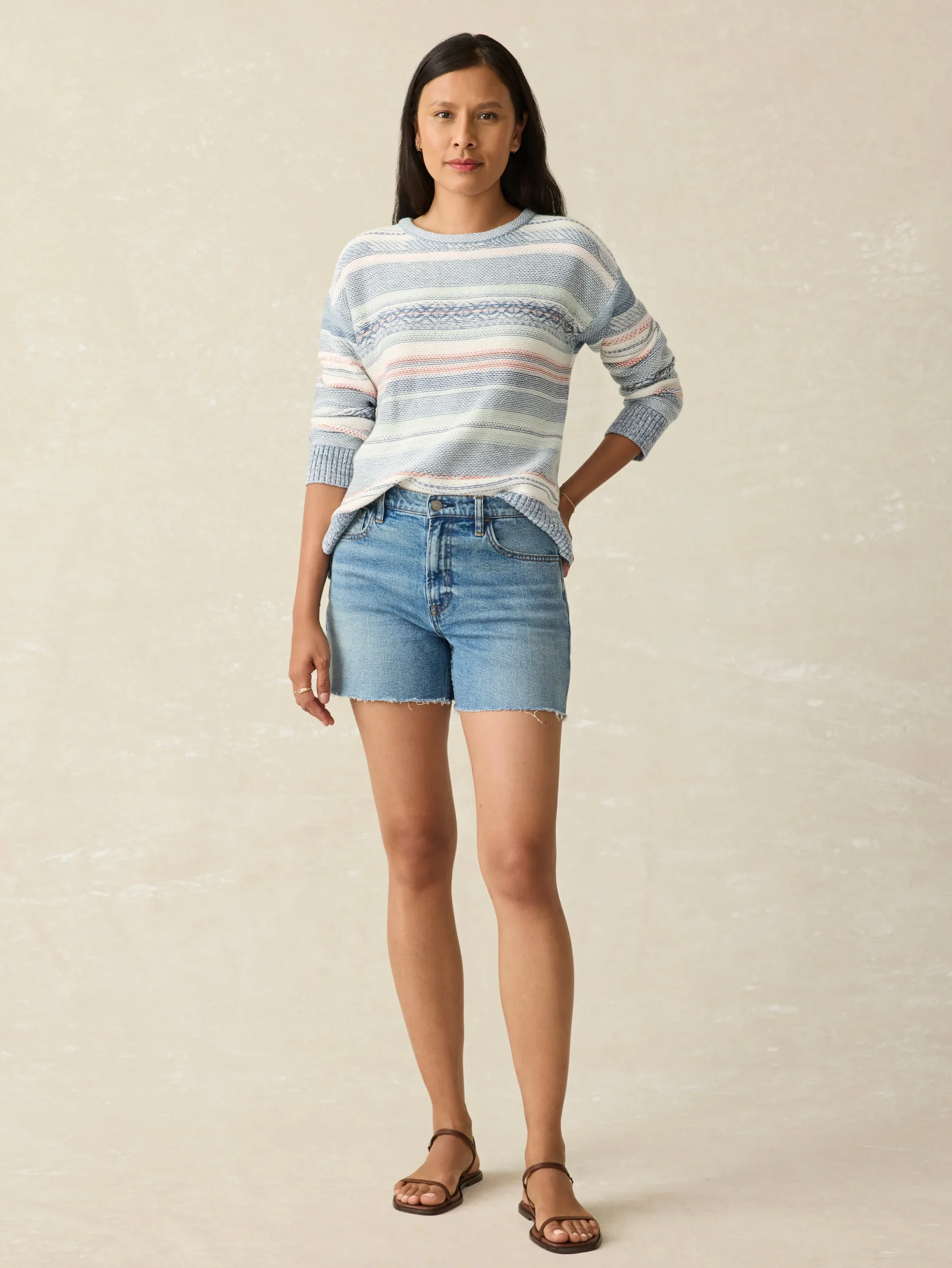 Shorts & Skirts^Faherty Brand Organic Cotton Denim Short - Lakewood Wash