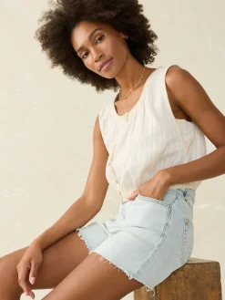 Shorts & Skirts^Faherty Brand Organic Cotton Denim Short - Cloudbreak Wash