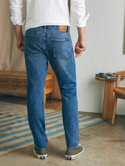 Pants^Faherty Brand Organic Cotton Slim Straight Denim (32