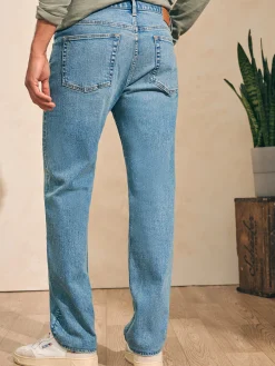 Pants^Faherty Brand Organic Cotton Slim Straight Denim (32
