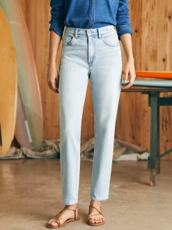 Pants|Jeans^Faherty Brand Organic Cotton Slim Straight Denim - Cloudbreak Wash