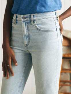 Pants|Jeans^Faherty Brand Organic Cotton Slim Straight Ankle Denim - Cloudbreak Wash