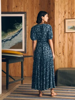 Dresses^Faherty Brand Orinda Maxi Dress - Blue Esna Floral